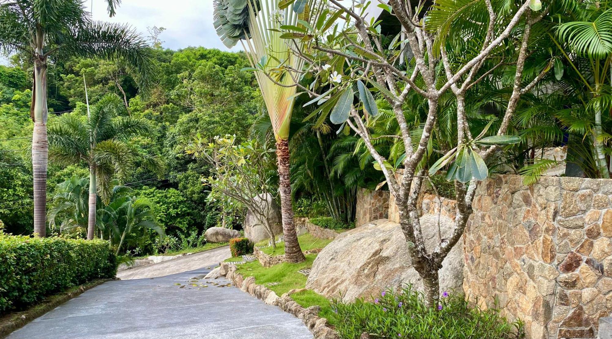 Ko Samui Seaview Pool Villa Seren With Car Laem Set Beach Exteriör bild