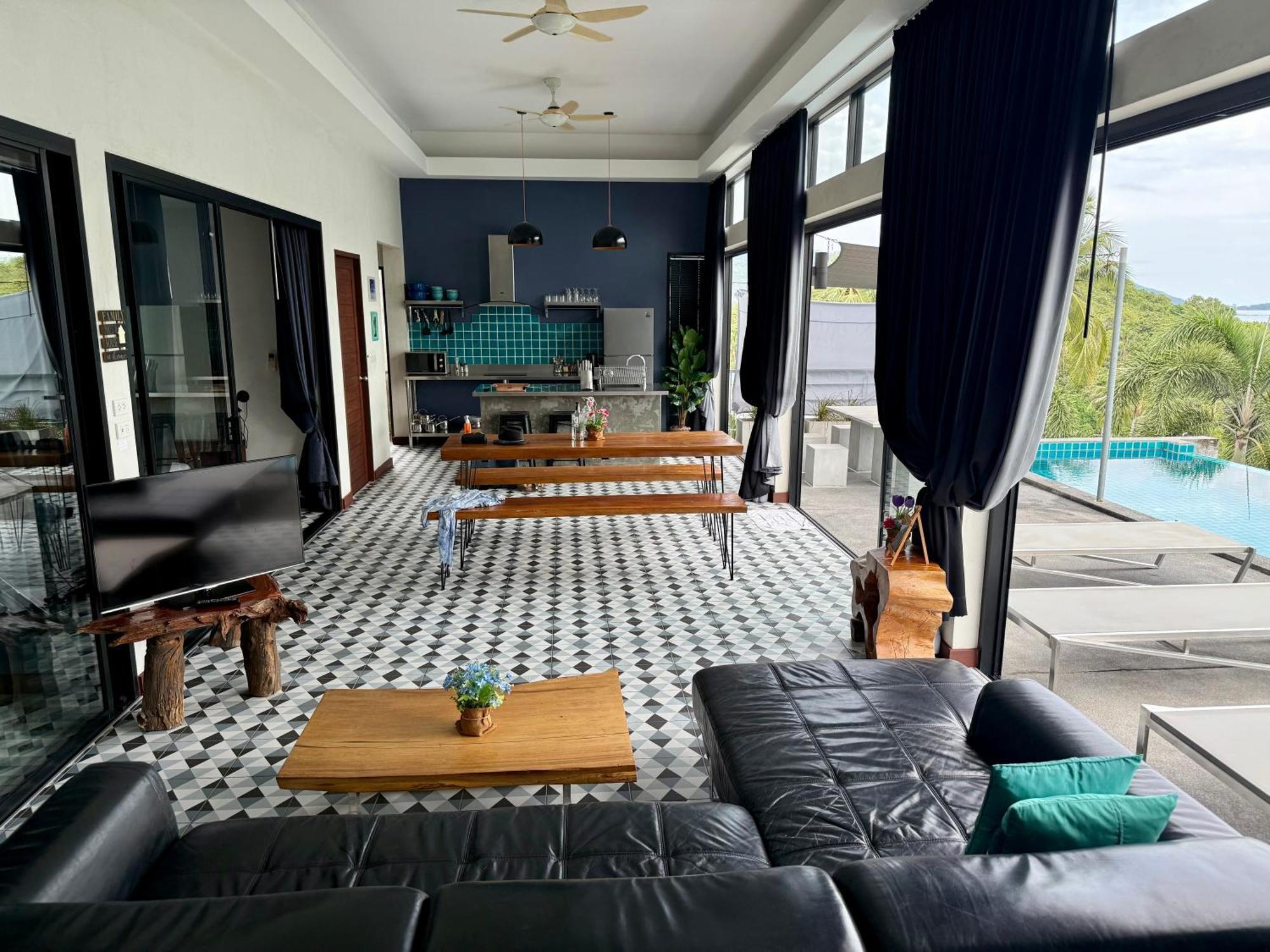 Ko Samui Seaview Pool Villa Seren With Car Laem Set Beach Exteriör bild
