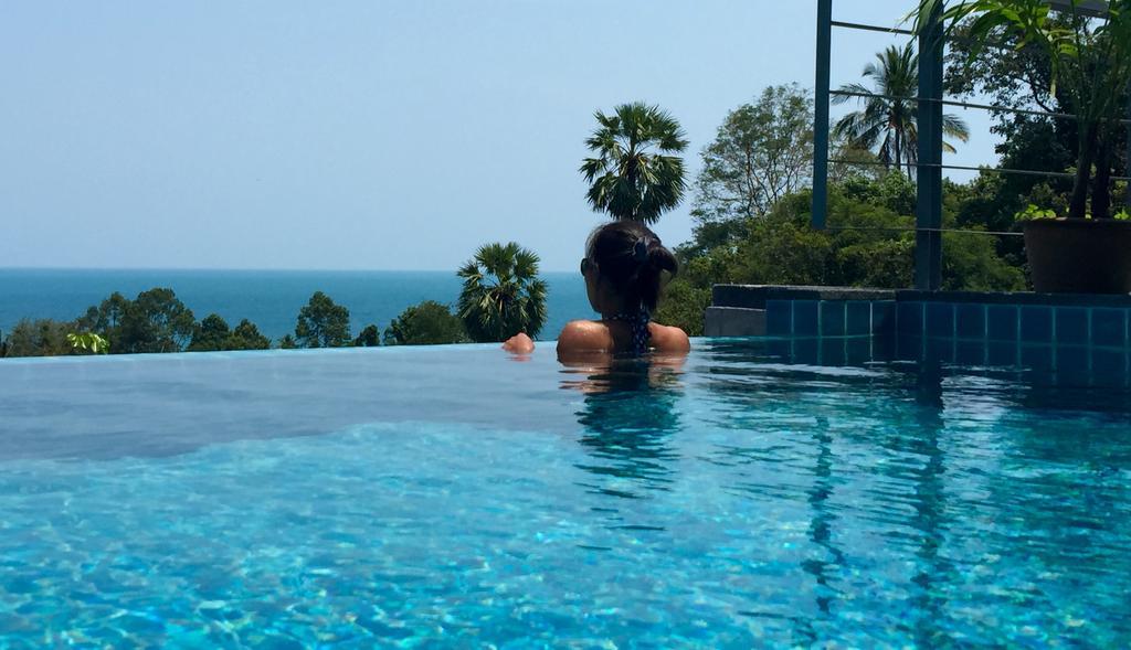 Ko Samui Seaview Pool Villa Seren With Car Laem Set Beach Rum bild