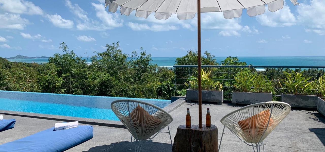 Ko Samui Seaview Pool Villa Seren With Car Laem Set Beach Exteriör bild